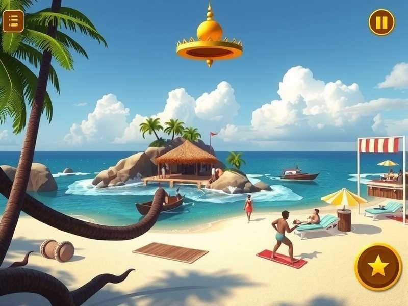 Supreme Goa Master game screenshot showing Goa beach scene